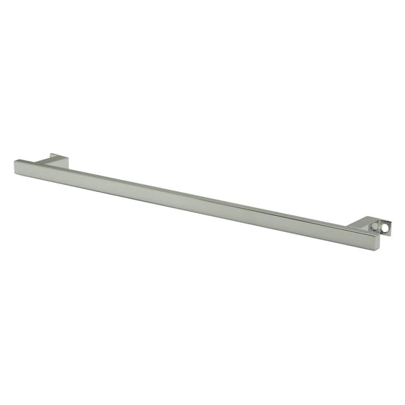 Homestock Naturally Nice 17-Inch Squared Towel Bar For Bathroom Sink Basin, Polished Chrome Finish, 17.25"L X 2.5"W X 2"H, Metal Material, Easy To Install