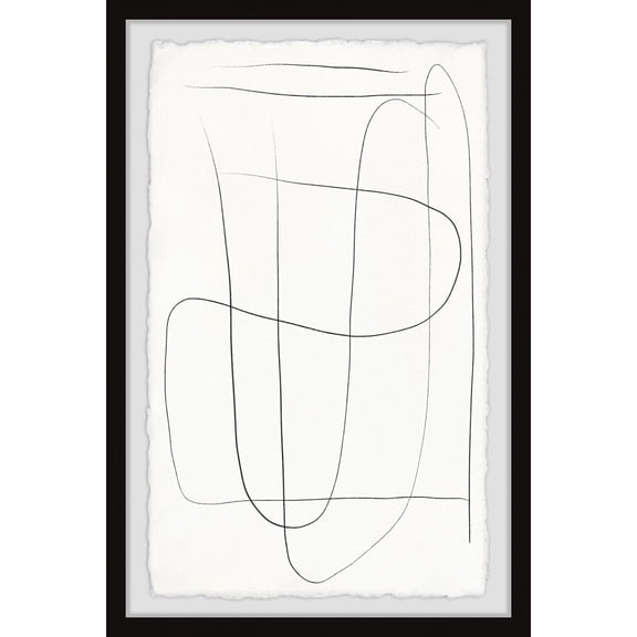 Framed Canvas Wall Art Print - Large Modern Home Decor Picture, 24x36 Inches