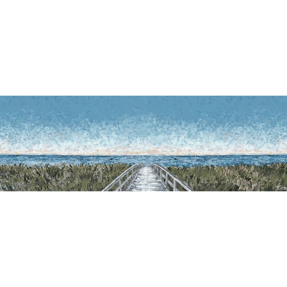 Large Canvas Wall Art Prints - Modern Nordic Framed Painting - Custom Wall Decor - 45" x 15"