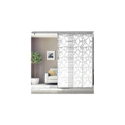 Adjustable Room Divider Panels - Steel Track System for Home, Office, Patio - 70-130 Width