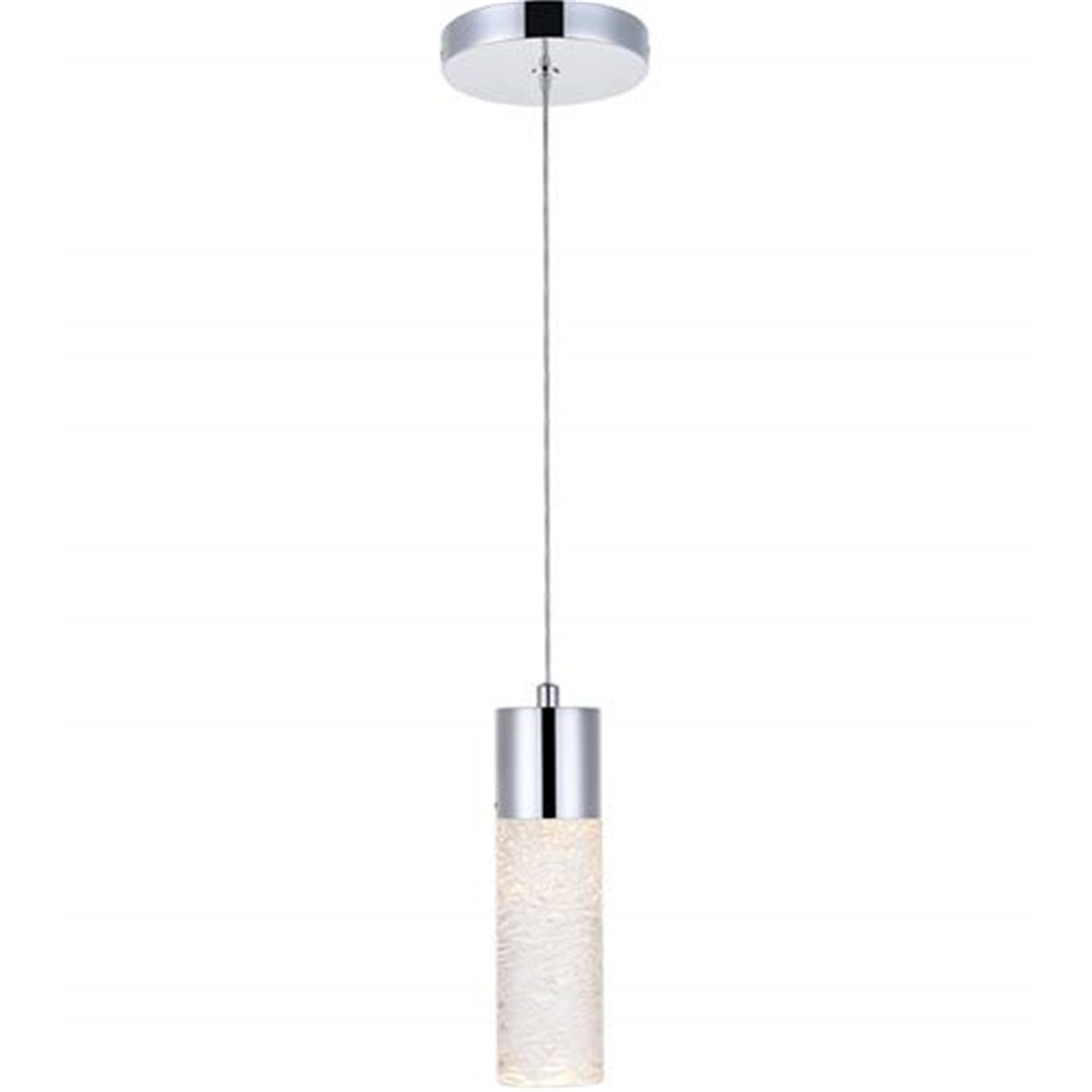 Elegant Lighting Constellation 5-Light LED Pendant | Modern Chrome Finish | Dimmable | For Dining & Living Rooms