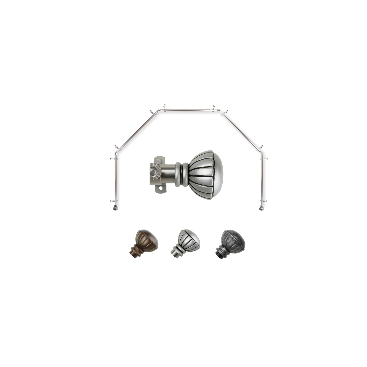 Homestock Renaissance Revival 13/16 Inch 5 Sided Bay Window Single
