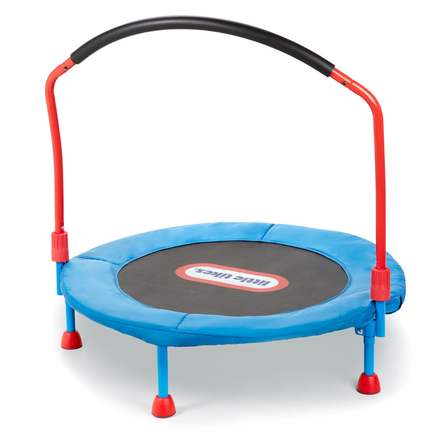 3ft Trampoline for Kids - Indoor Outdoor Bounce Fun - Safe Jumping Pad & Handle