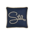 thumbnail image 1 of Coastal Throw Pillow - Nautical Decorative Accent Pillow - Blue Geometric Design Home Decor, 1 of 5