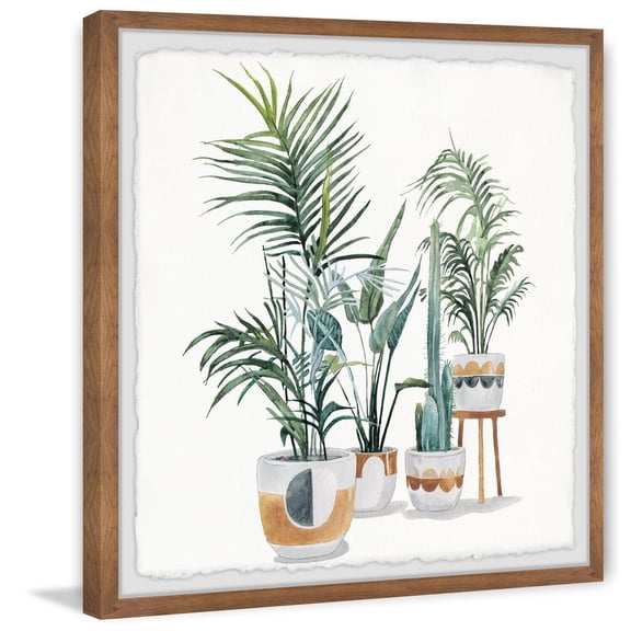 Renaissance Floral Wall Art Print - 12x12 Framed Painting - Home Decor - Abstract & Modern Digital Art