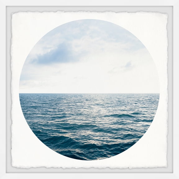 Ocean Wave Canvas Wall Art - Renaissance Style Print, Large Framed Painting for Home Decor