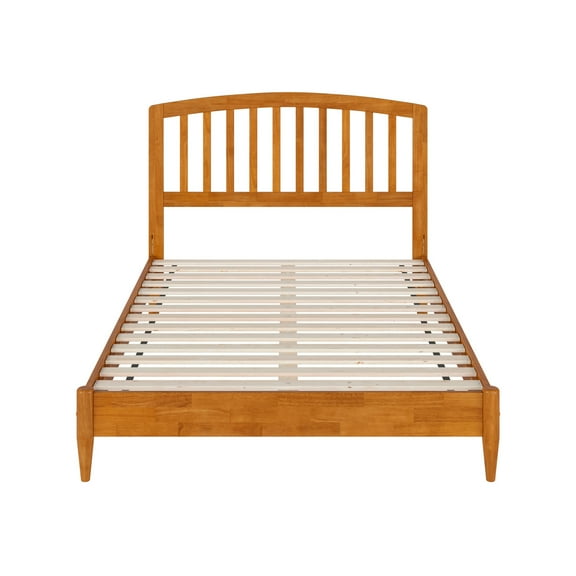 Low Profile Platform Bed - Solid Wood Bed Frame - Modern Minimalist Design - Full, Queen, Twin Sizes