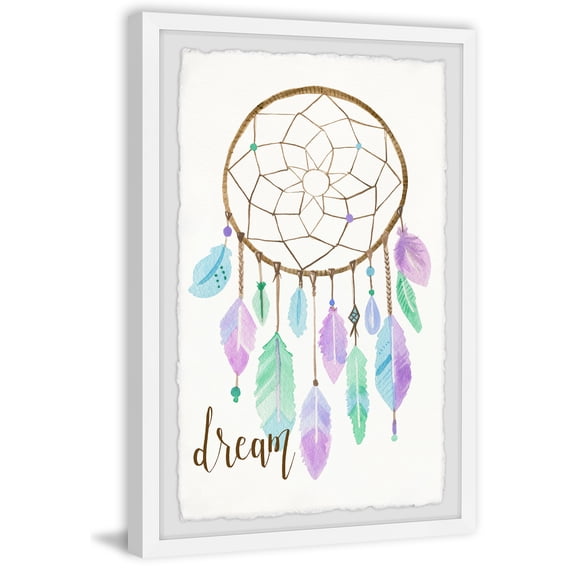 Beach Framed Canvas Wall Art - Large Coastal Home Decor Print - 30x45 Inch Ocean Scene Painting