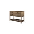 thumbnail image 1 of Bathroom Vanity Base 48 Inch, Weathered Oak Finish, Modern Vanity Cabinet, Sink Base, Storage Cabinet, 1 of 6