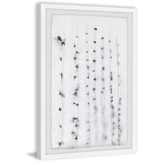 Contemporary Framed Wall Art Print - 45x30" Abstract Home Decor - Modern Digital Painting for Living Room