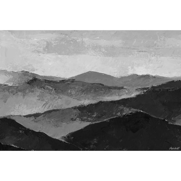 Rustic Mountain Canvas Wall Art - Climbing Scene Print on Wrapped Canvas - Large Modern Home Decor