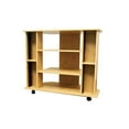 thumbnail image 1 of Corner TV Stand Rustic Design - Space Saving Unit for 35 Inch TVs - Media Storage with Shelves, 1 of 1