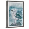 thumbnail image 1 of Rustic Bird On Rock Wall Art Print | Framed Canvas Painting | Home Decor for Living Room, 1 of 6