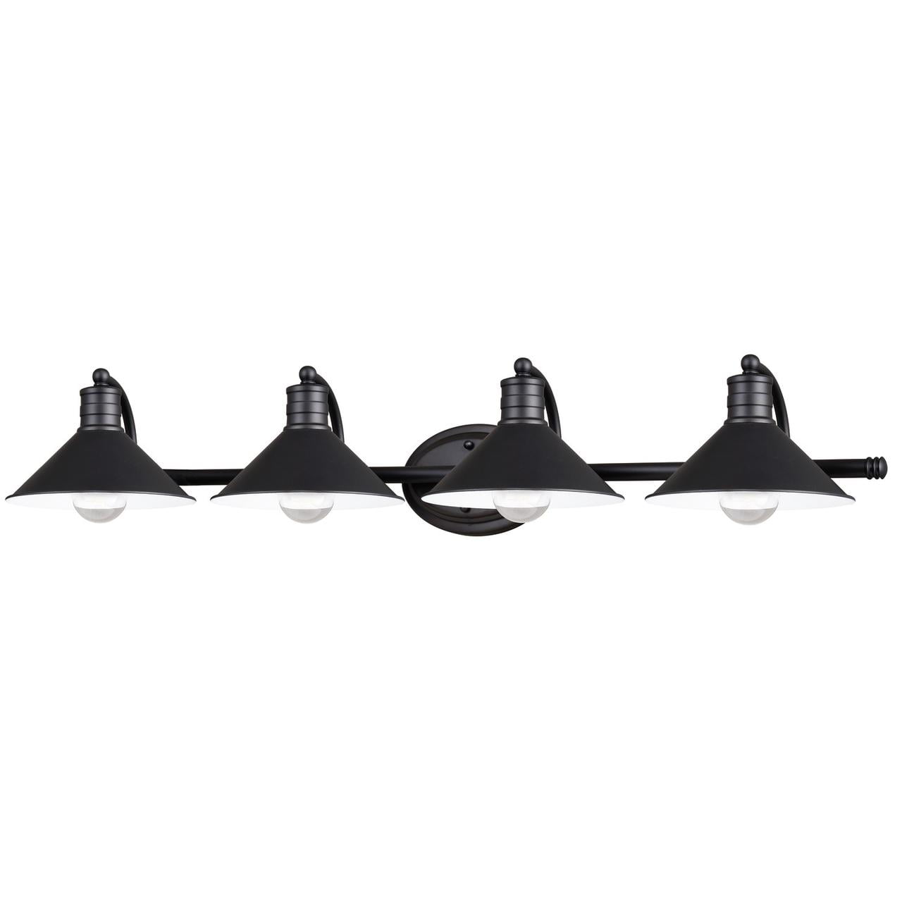4 Light Bathroom Vanity Light - Bronze Finish - Farmhouse Style - Modern Lighting Fixture
