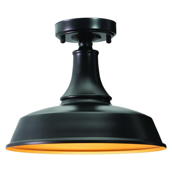 Bronze Outdoor Ceiling Light - Flush Mount Barn Light - Dark Sky Compliant - Modern Farmhouse Style