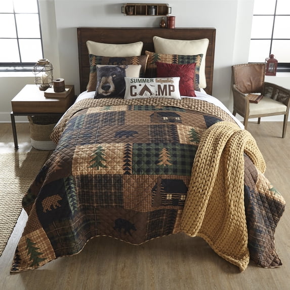 Homestock Southwestern Sanctuary Brown Queen Set