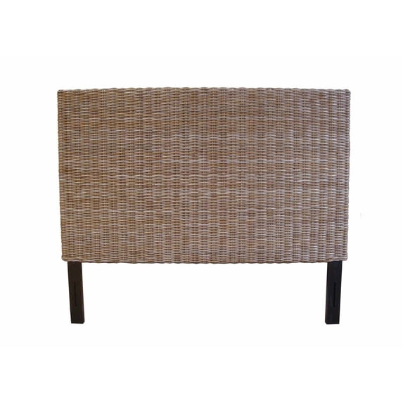 Homestock Southwestern Sanctuary Wicker Weave Headboard - Twin Size