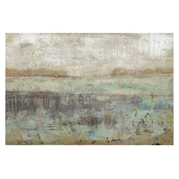 Canvas Print - Wall Art - Pastels & Rust Painting - Framed Wall Hanging - 32" x 32"
