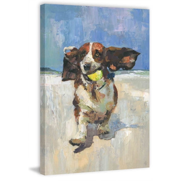 Canvas Wall Art Print - Modern Home Decor Painting - 24x36 Inch Wrapped Canvas - Unique Chic Artwork