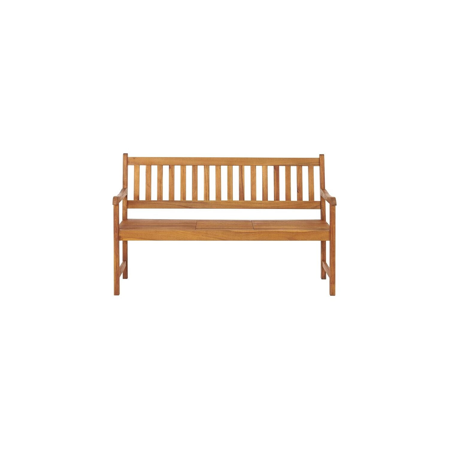 Homestock Timeless Tradition Seat Bench With Pop Up Table Weather Proof Acacia Wood Perfect For Porch Patio Or Garden 60 W X 26 D X 37 H Supports 500 Lbs Convenient Surface For Drinks