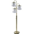 thumbnail image 1 of Floor Lamp 63" Brass Finish, Elegant Living Room Lighting, Modern Standing Lamp, 1 of 1