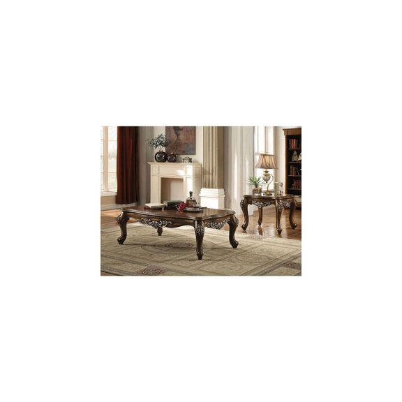 Homestock Tuscan Temptations End Table, Antique Oak