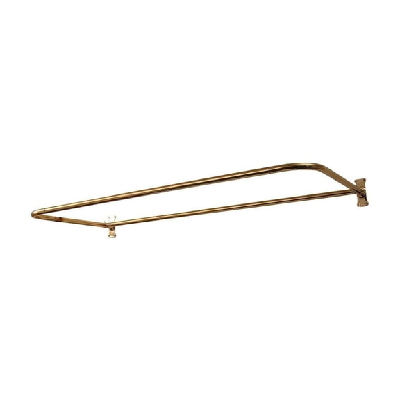Adjustable Shower Rod - Bathroom Shower Rod, Durable & Extendable - Fits Most Showers, 60 Inch