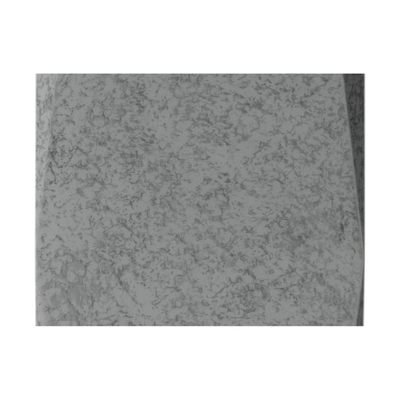 Homestock Victorian Elegance 12" X 8" Concrete Gray Matte Waste Bin For Bathrooms, Open Top, Concrete Material, Capacity : 3 Gallons, Rectangular