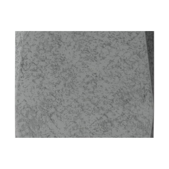 Homestock Victorian Elegance 12" X 8" Concrete Gray Matte Waste Bin For Bathrooms, Open Top, Concrete Material, Capacity : 3 Gallons, Rectangular