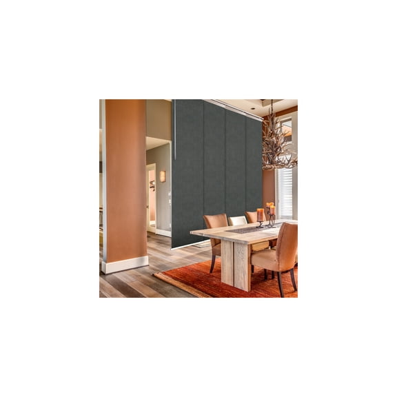 Adjustable Panel Track Room Divider - Steel Partition Screen 48-88" Wide x 94" High - Home Office Decor