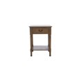 thumbnail image 1 of Accent Table 1 Drawer Brown Wood Side Table Modern Classic Decor Living Room Bedroom, 1 of 1