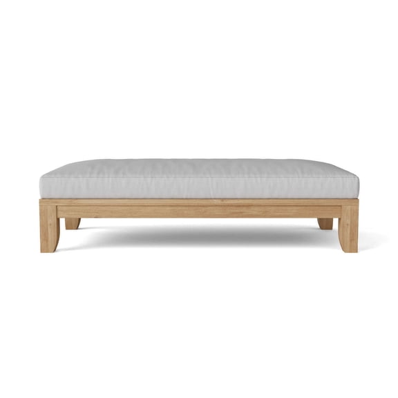 Teak Daybed 60 Inch - Outdoor Patio Furniture - Garden Day Bed - Modern Design