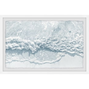 Vintage Bubble Bath Wall Art Print - 24x16 Framed Painting - Modern Home Decor - Abstract Digital Art