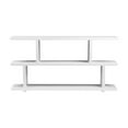thumbnail image 1 of White Bookshelf - Modern Open Storage Shelves, 63" Tall, Compact Design, MDF Construction, 1 of 3
