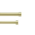 thumbnail image 1 of Homestock Vogue 1 Double Curtain Rod Set 36-66 Brass, 1 of 4
