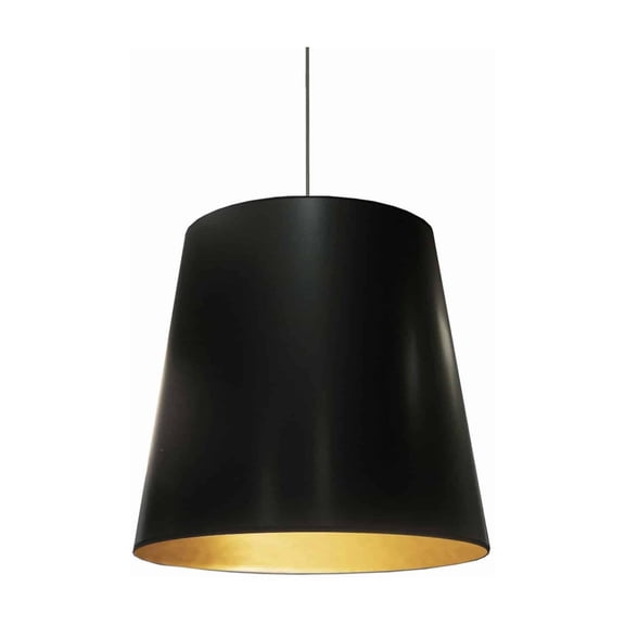 Homestock Zen Zone 1 Light Oversized Drum Pendant With Shade