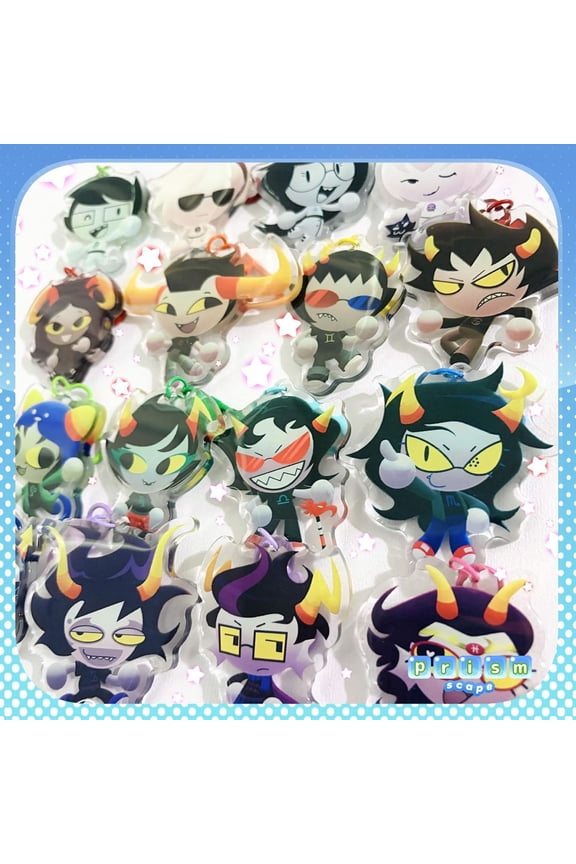 Homestuck Paint 3D Epoxy Charms (1 keychain)