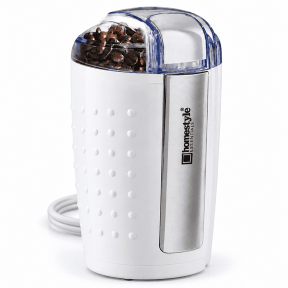 Homestyle Electric Coffee and Spice Grinder 150W White