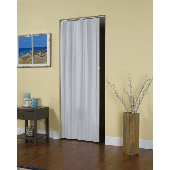 Home Style Fiji PVC Folding Door fits 32"w x 80"h White