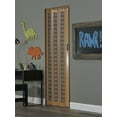 thumbnail image 1 of Homestyle Metro PVC Folding Door fits 36" x 80" Beech wood color with frosted squares insert, 1 of 5