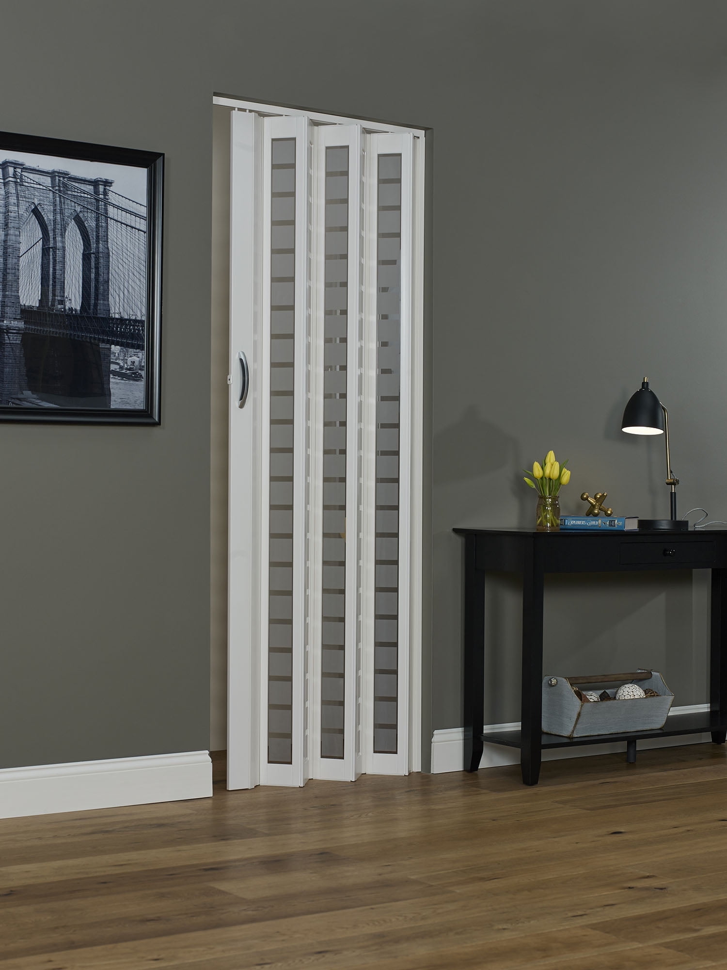 Homestyle Metro PVC Folding Door fits 36\, image size:1500x2000