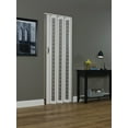 thumbnail image 1 of Homestyle Metro PVC Folding Door fits 36" x 80" White with frosted squares insert, 1 of 5