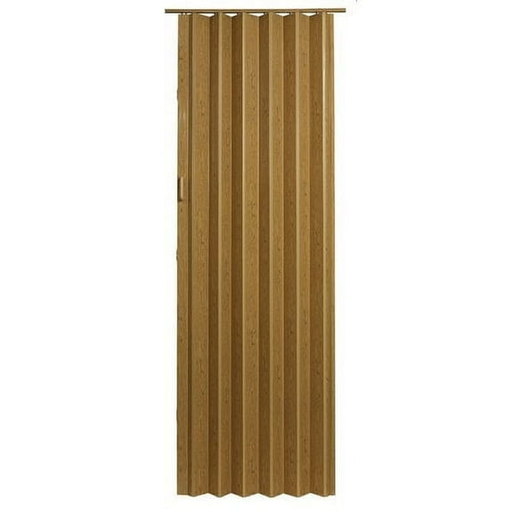 Homestyle Plaza Vinyl Folding Door fits 48"wide x 96"high Oak