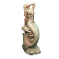 thumbnail image 1 of Homestyles 16 in. Bronze Patina Sexy Mermaid Sitting on Coastal Rock Beach Nautical Large Statue, 1 of 7