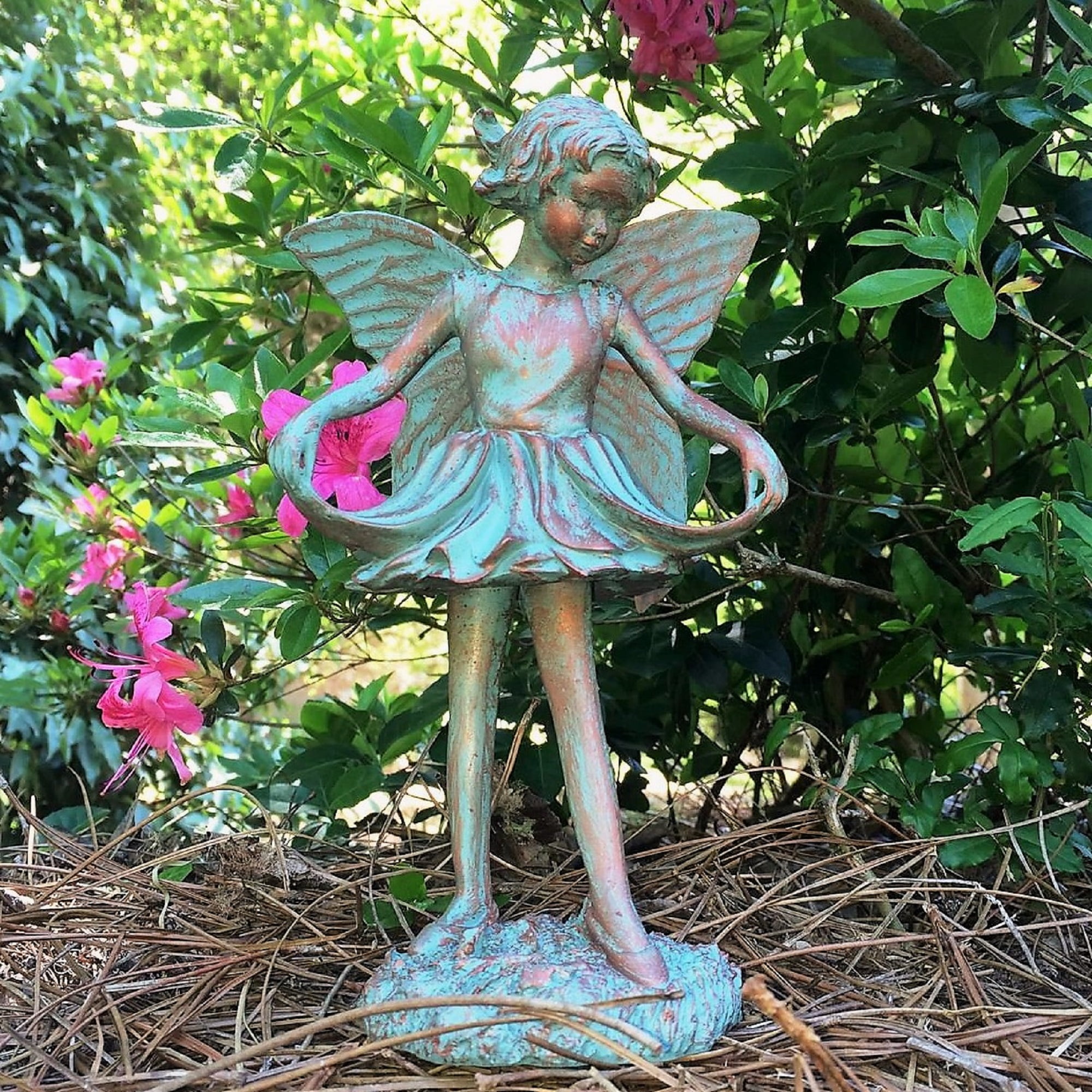 Teresa's Collections 13.2 Large Garden Fairy Outdoor Statue