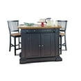 thumbnail image 1 of Homestyles Americana Wood Kitchen Island Set in Black, 1 of 8