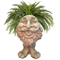 Homestyles Antique White Ole Salty the Muggly Face Humorous Statue Planter Pot