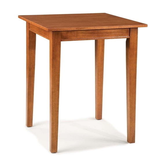 Homestyles Arts & Crafts Wood Bistro Table in Brown