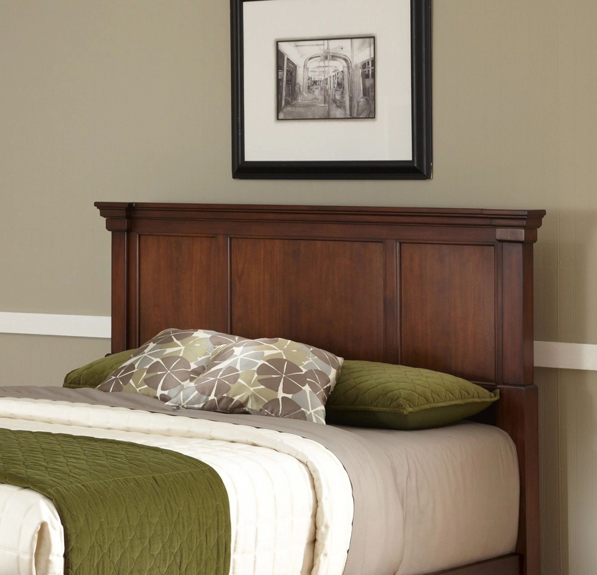 Aspen Rustic Cherry Mahogany King Headboard