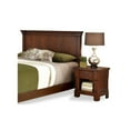 thumbnail image 1 of Homestyles Aspen Wood King Headboard and Nightstand in Brown, 1 of 2